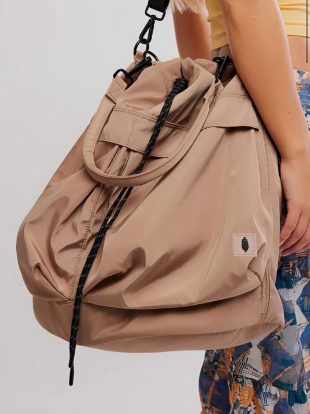 Taupe Everyday Slouch Tote Bag - Unbranded